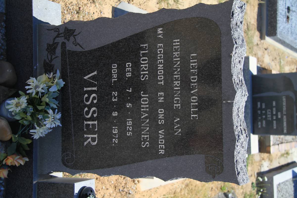 VISSER Floris Johannes 1925-1972