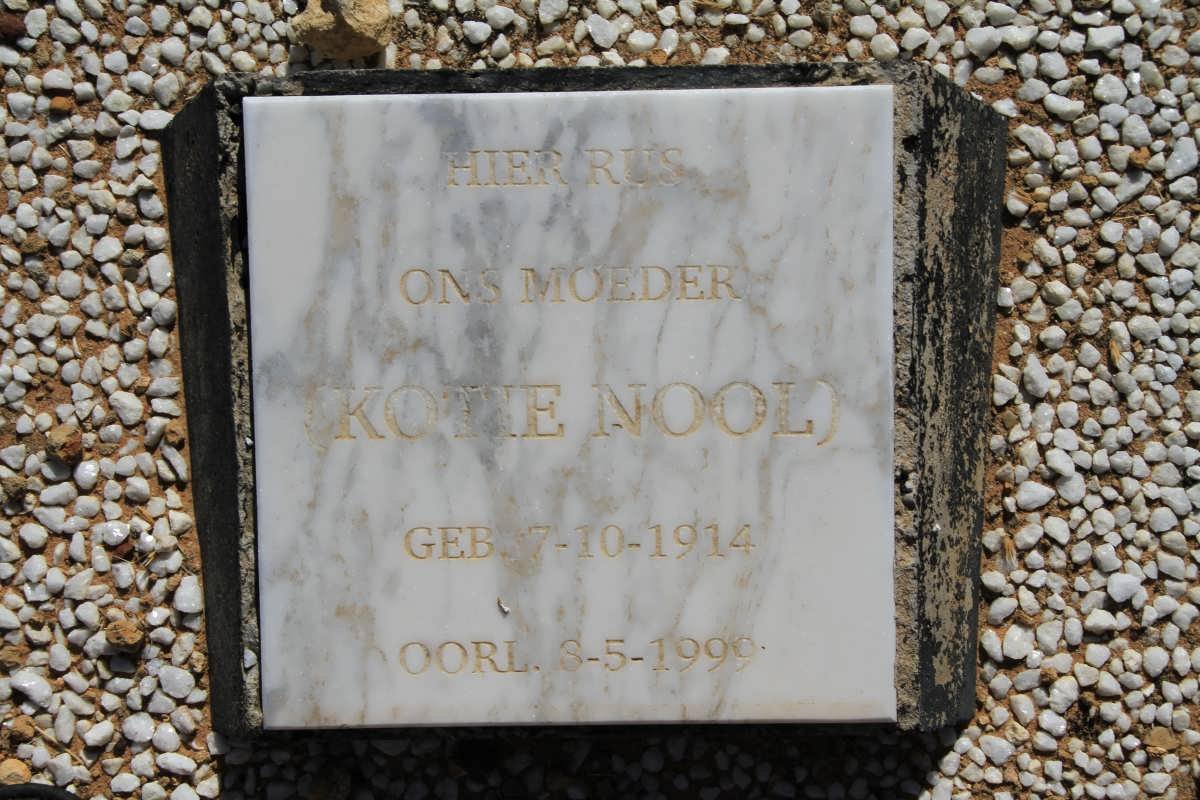 VISAGIE Kotie nee NOOL 1914-1999