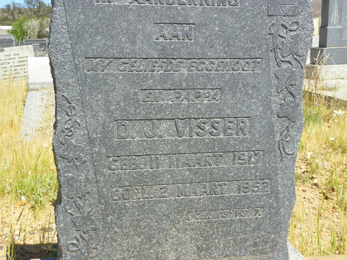 VISSER D.J. 1917-1952