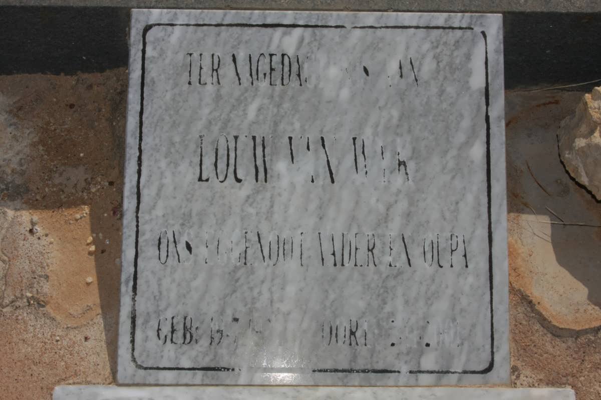 WYK Louw, van 19??-2001