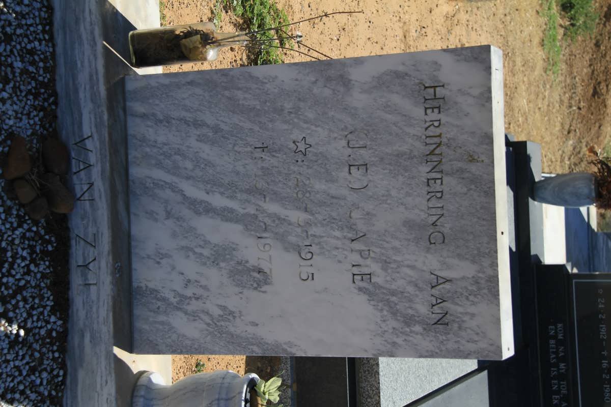 ZYL J.E., van 1915-1977