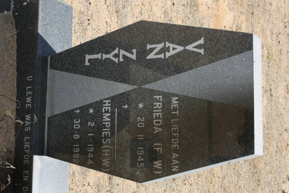 ZYL H.W., van 1944-1992 &amp; F.W. 1945-