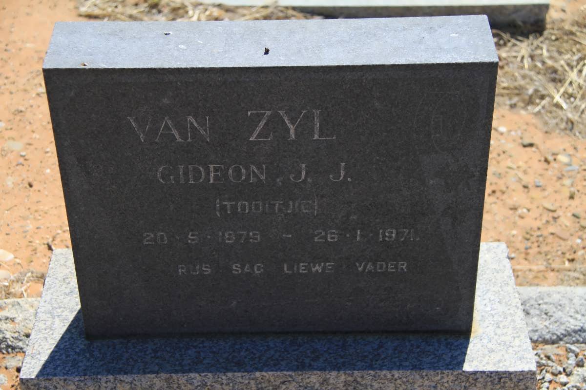 ZYL Gideon J.J., van 1879-1971