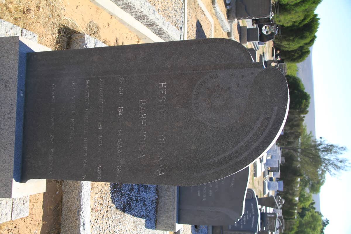 ? Hester Johanna Barendina 1943-1960