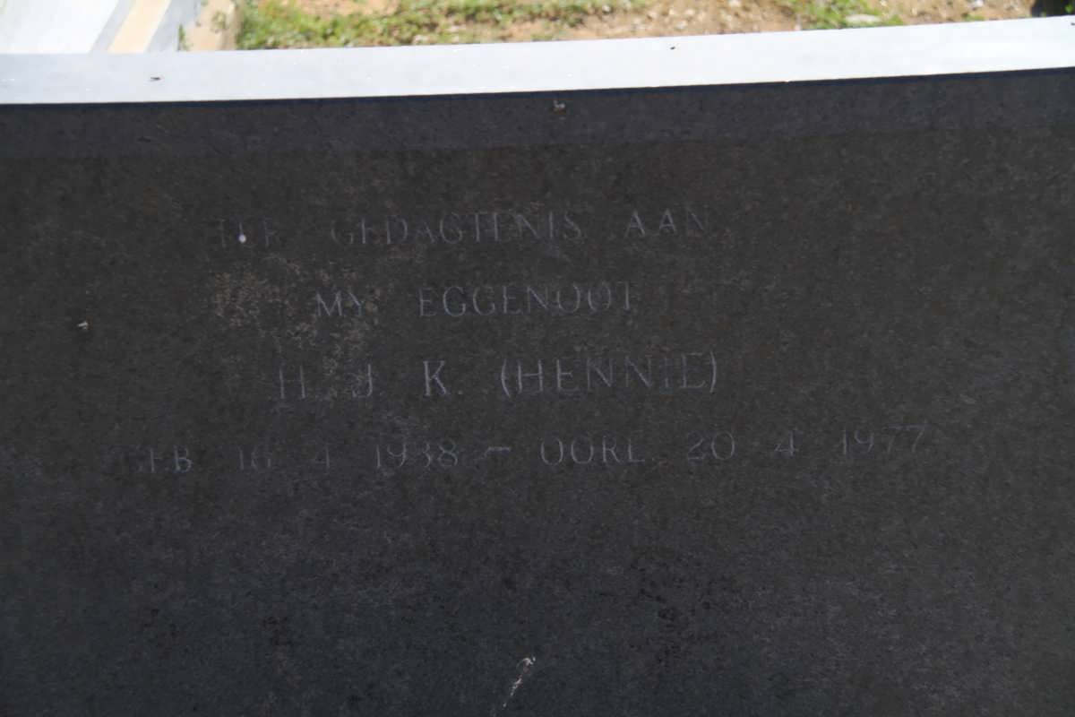 ? H.J.K. 1938-1977
