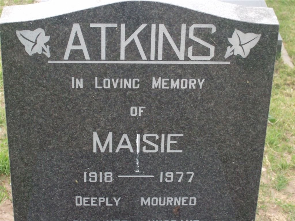 ATKINS Maisie 1918-1977