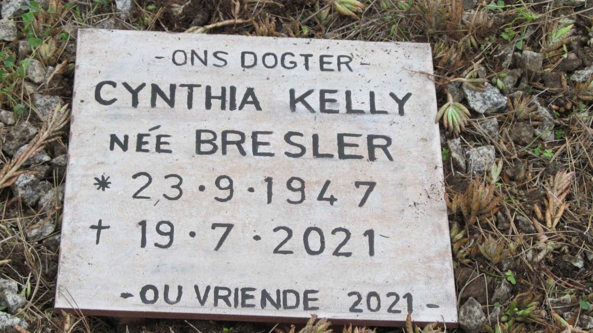 KELLY Cynthia nee BRESLER 1947-2021