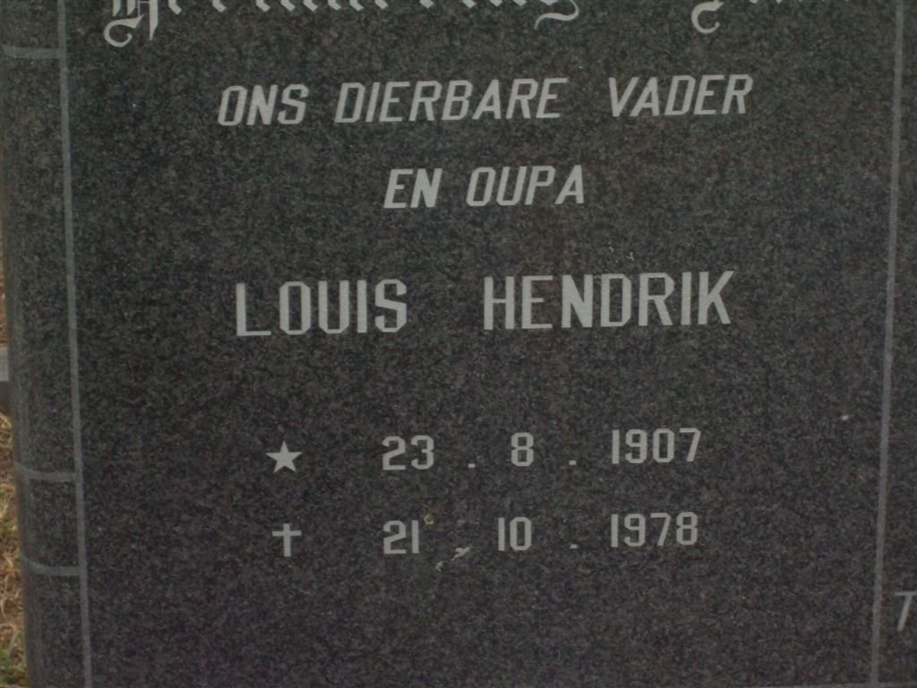 CLAASSEN Louis Hendrik 1907-1978