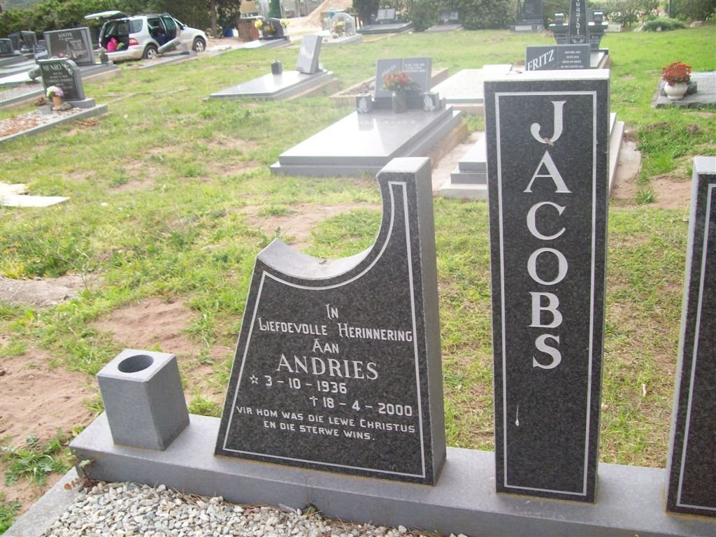 JACOBS Andries 1936-2000