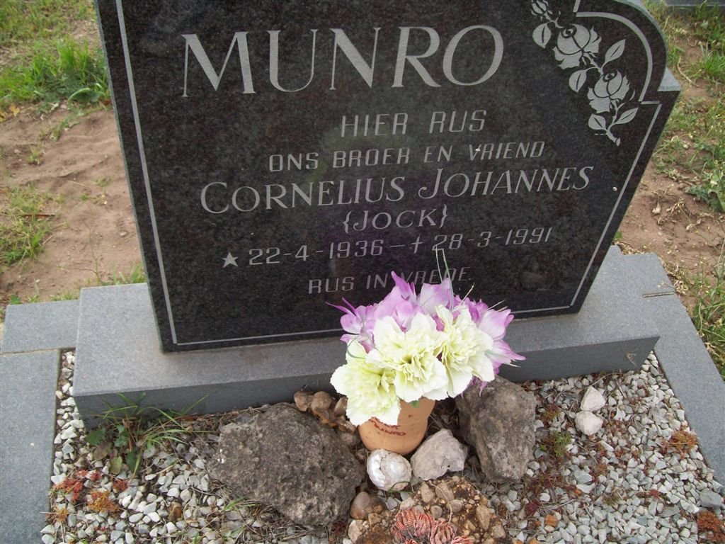 MUNRO Cornelius Johannes 1936-1991