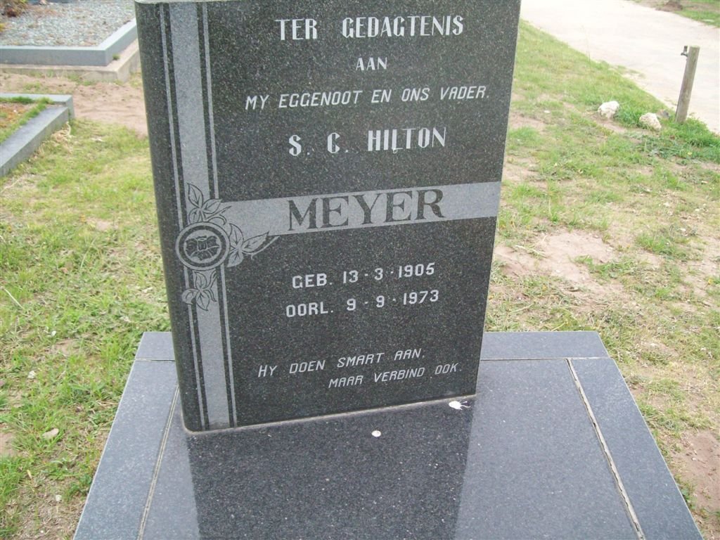 MEYER S.C. Hilton 1905-1973