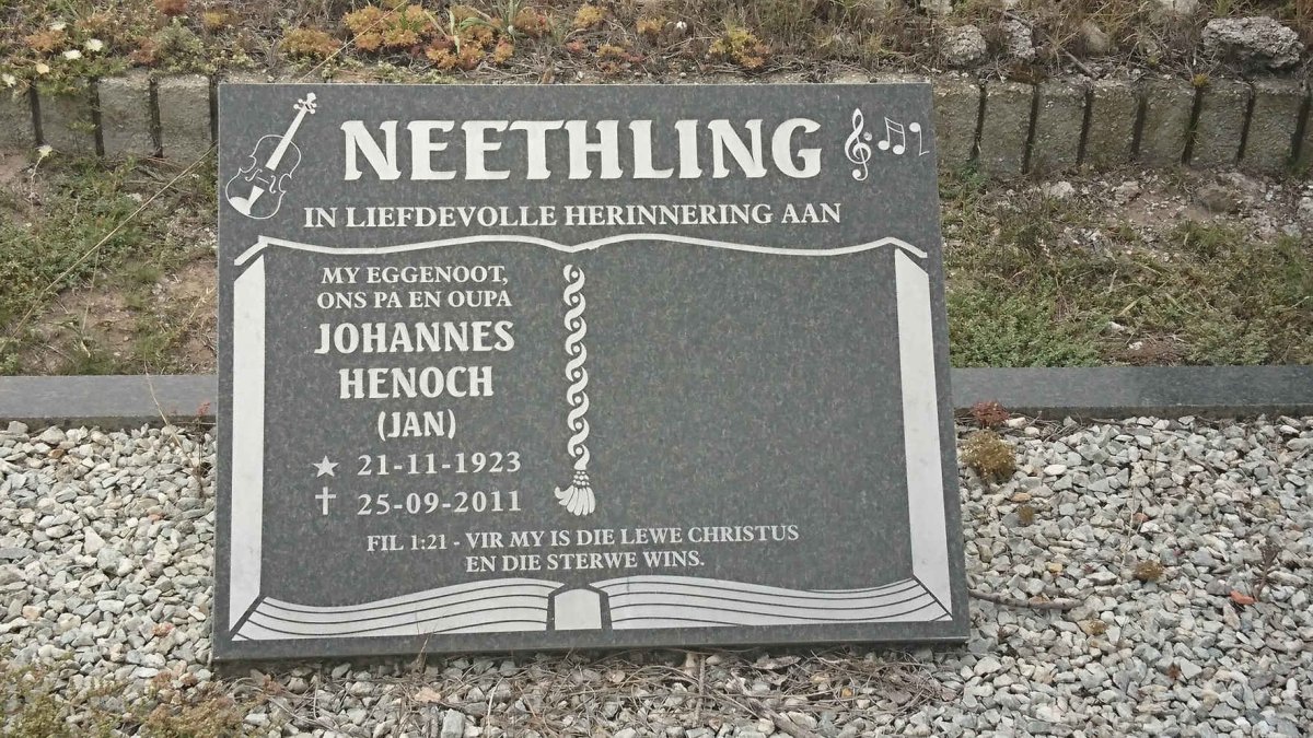 NEETHLING Johannes Henoch 1923-2011