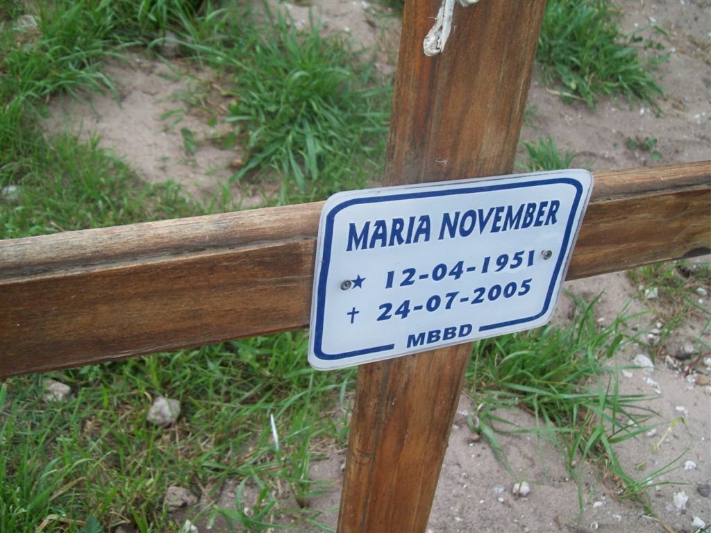 NOVEMBER Maria 1951-2005