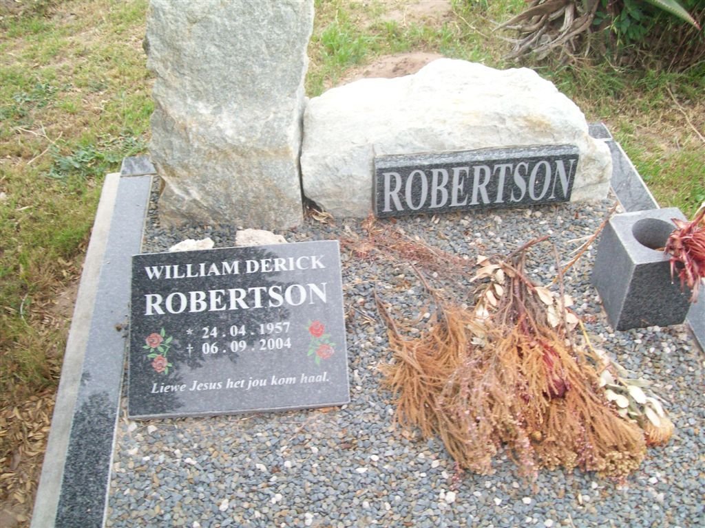 ROBERTSON William Derick 1957-2004