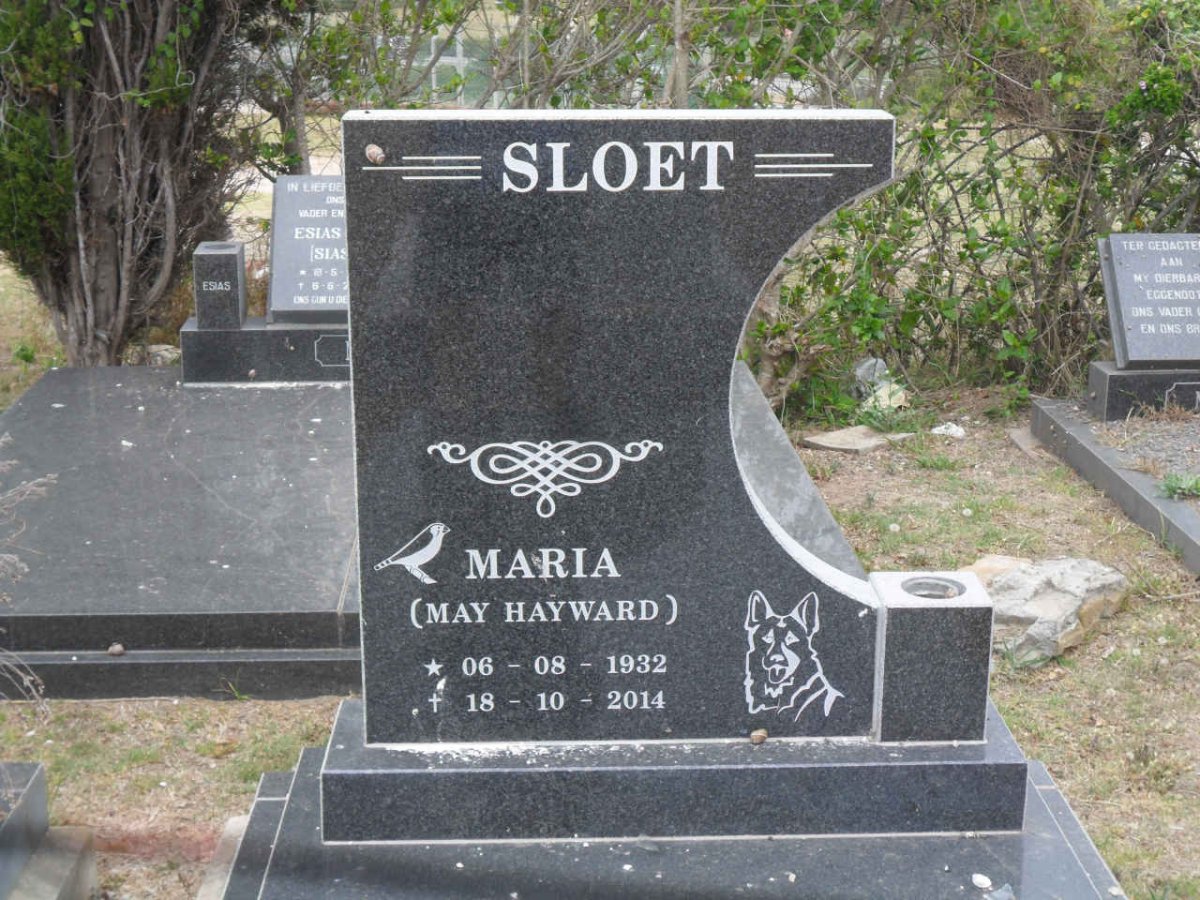 SLOET Maria nee HAYWARD 1932-2014