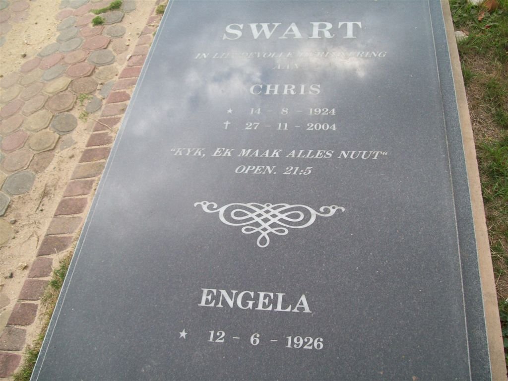 SWART Chris 1924-2004 &amp; Engela 1926-