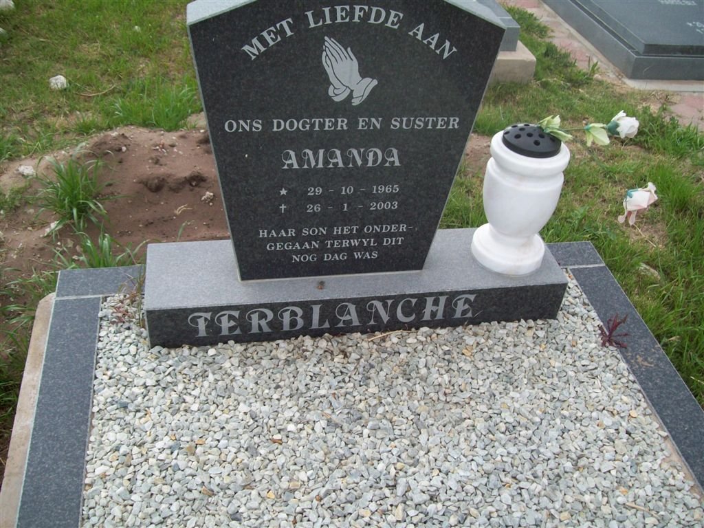 TERBLANCHE Amanda 1965-2003