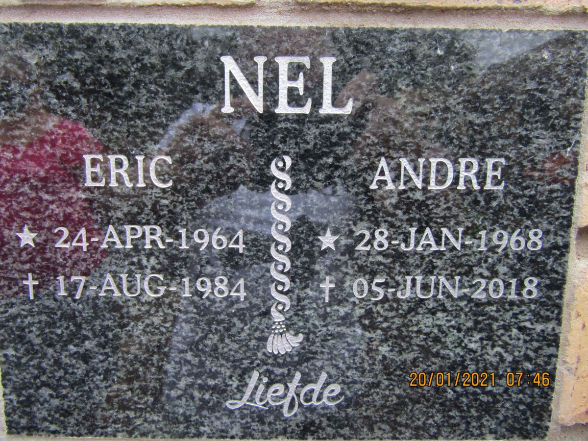NEL Eric 1964-1984 :: NEL Andre 1968-2018