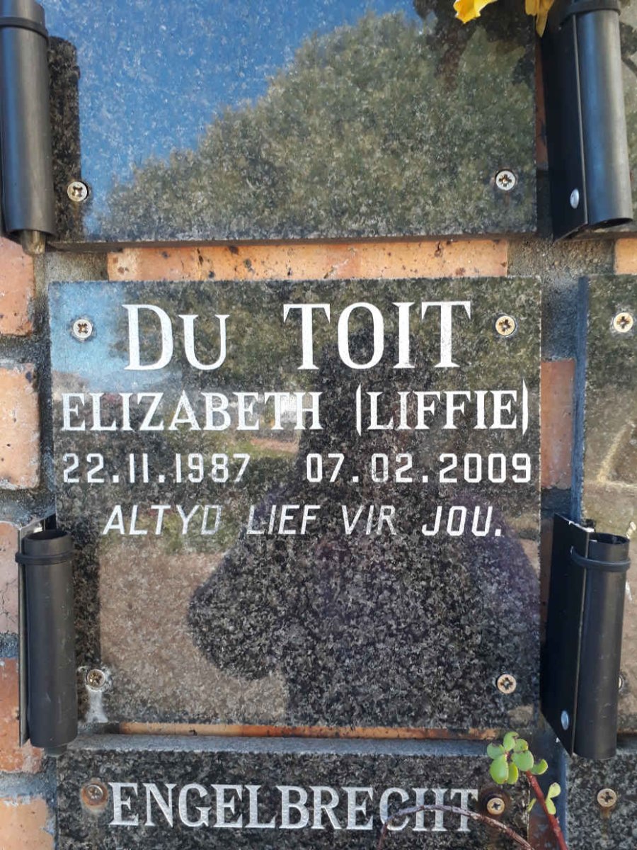 TOIT Elizabeth, du 1987-2009