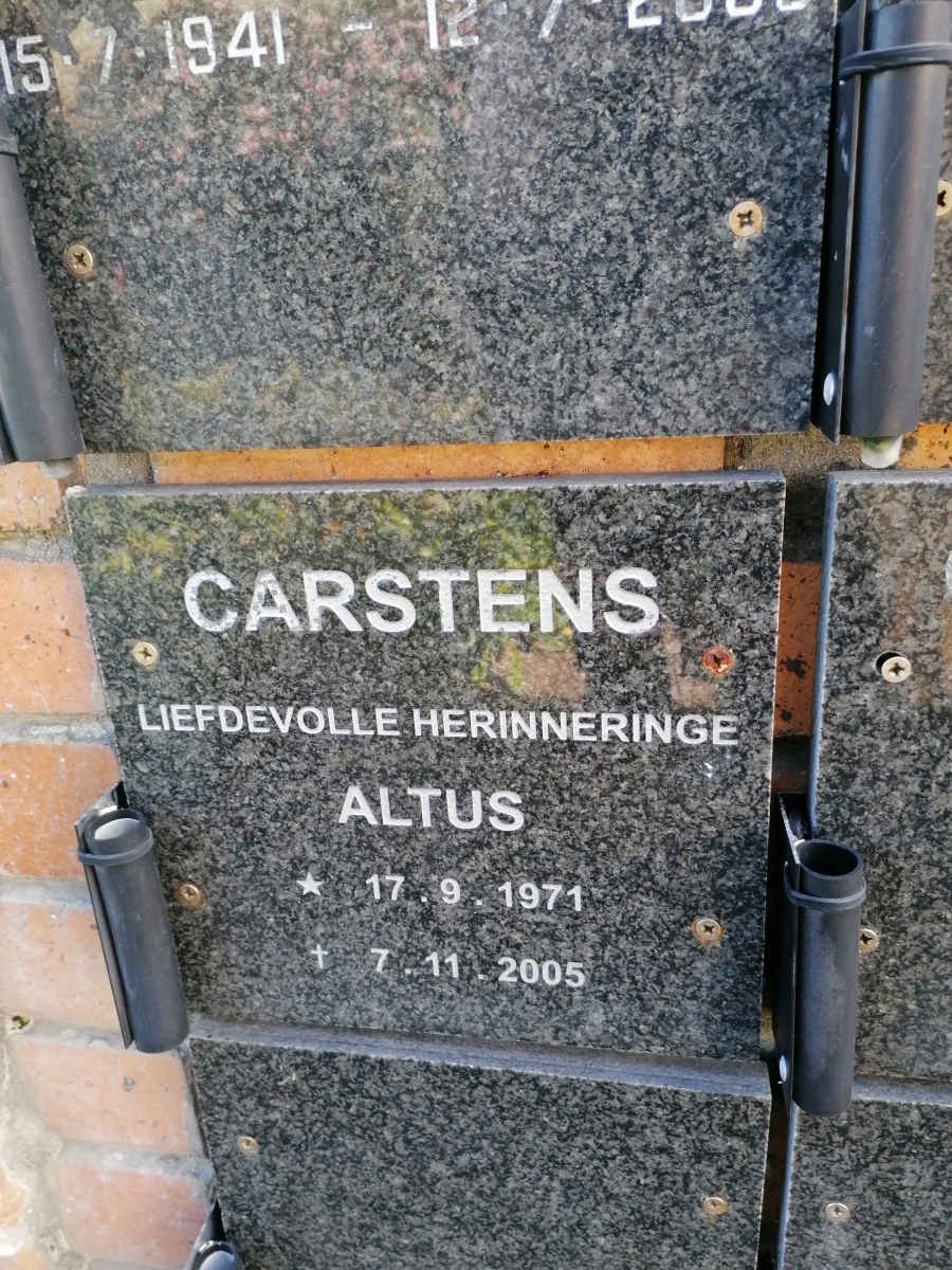 CARSTENS Altus 1971-2005