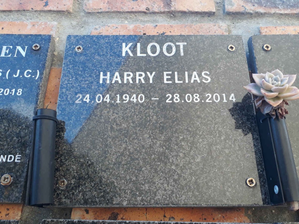 KLOOT Harry Elias 1940-2014