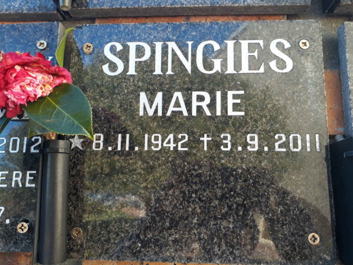 SPINGIES Marie 1942-2011