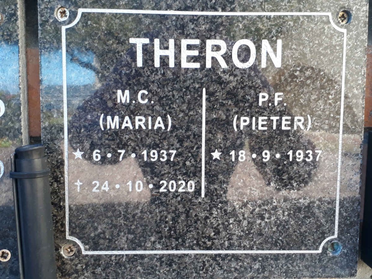 THERON P.F. 1937- &amp; M.C. 1937-2020