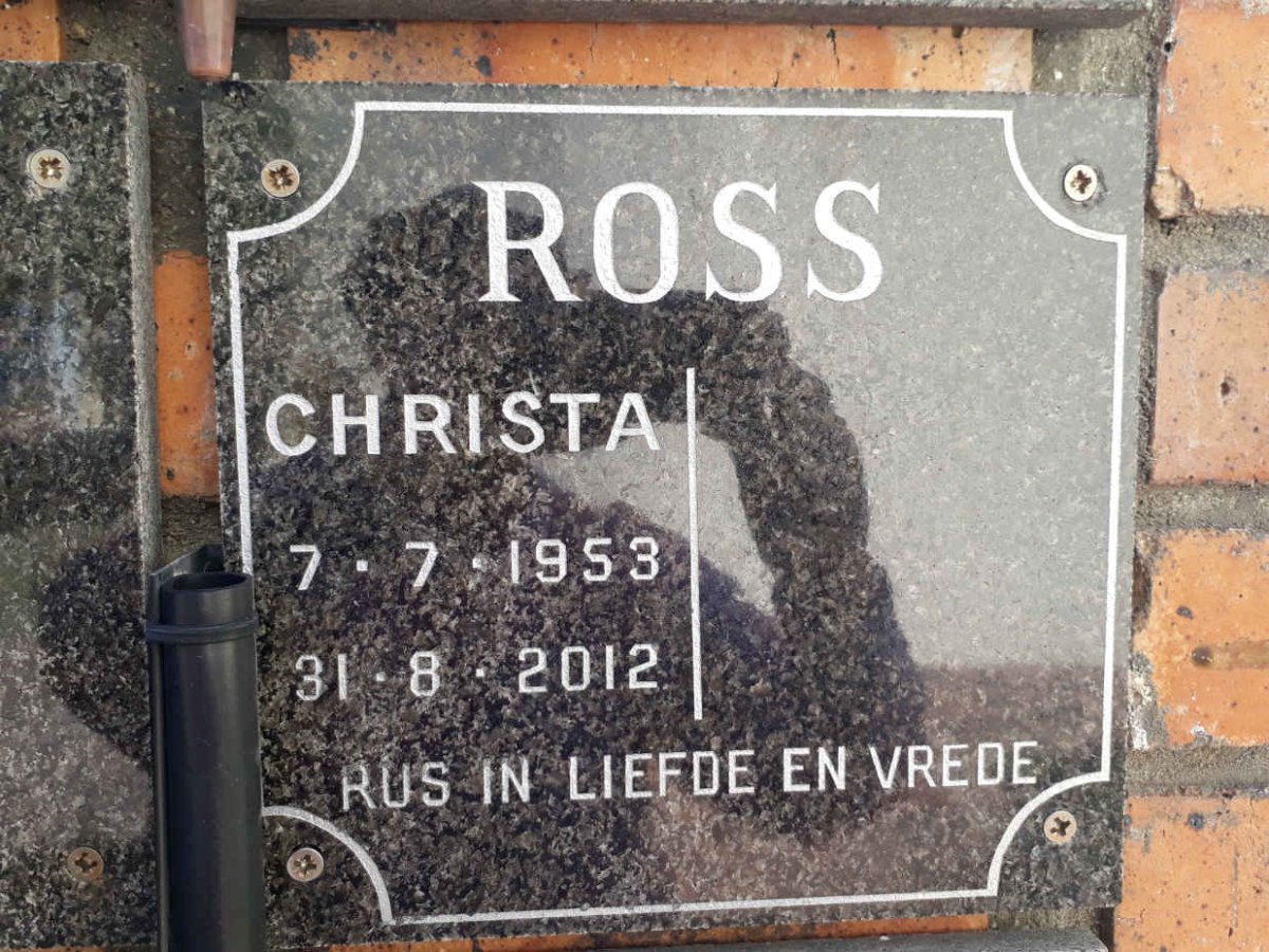 ROSS Christa 1953-2012
