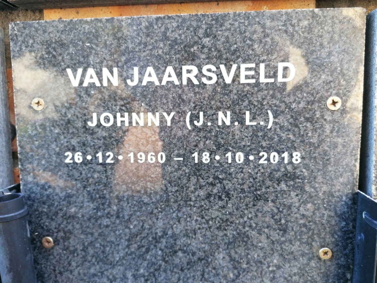JAARSVELD J.N.L., van 1960-2018