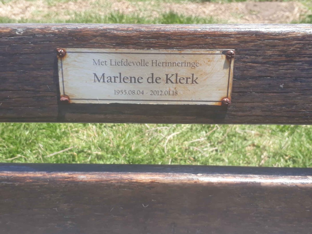 KLERK Marlene, de 1955-2012