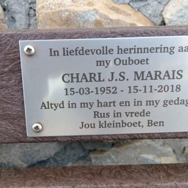 MARAIS Charl J.S. 1952-2018