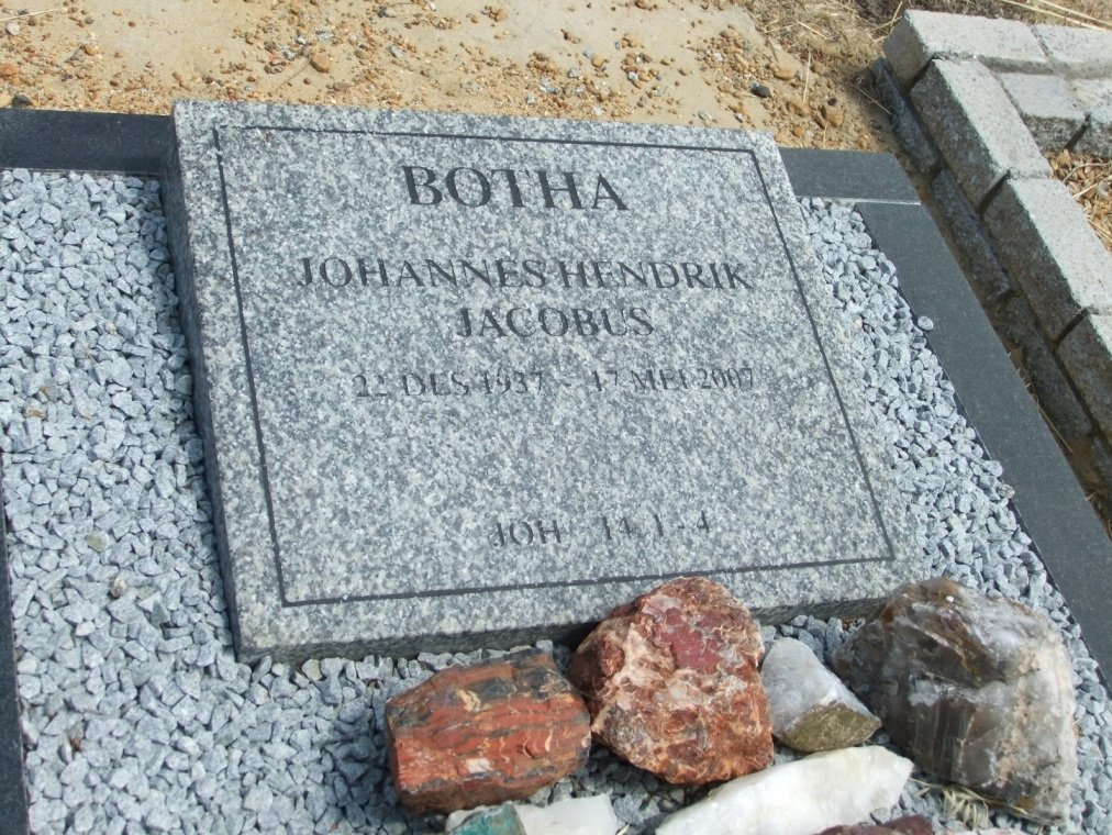 BOTHA Johannes Hendrik Jacobus 1937-2007