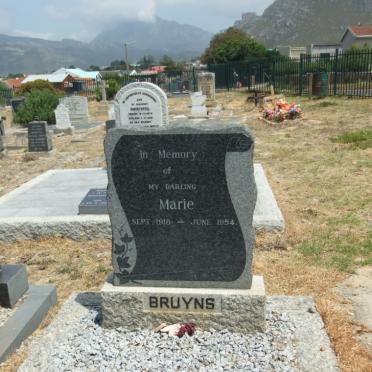 BRUYNS Marie 1918-1954