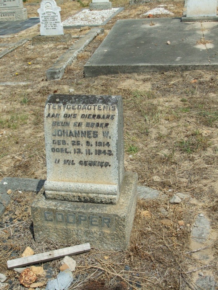 COOPER Johannes W. 1914-1942
