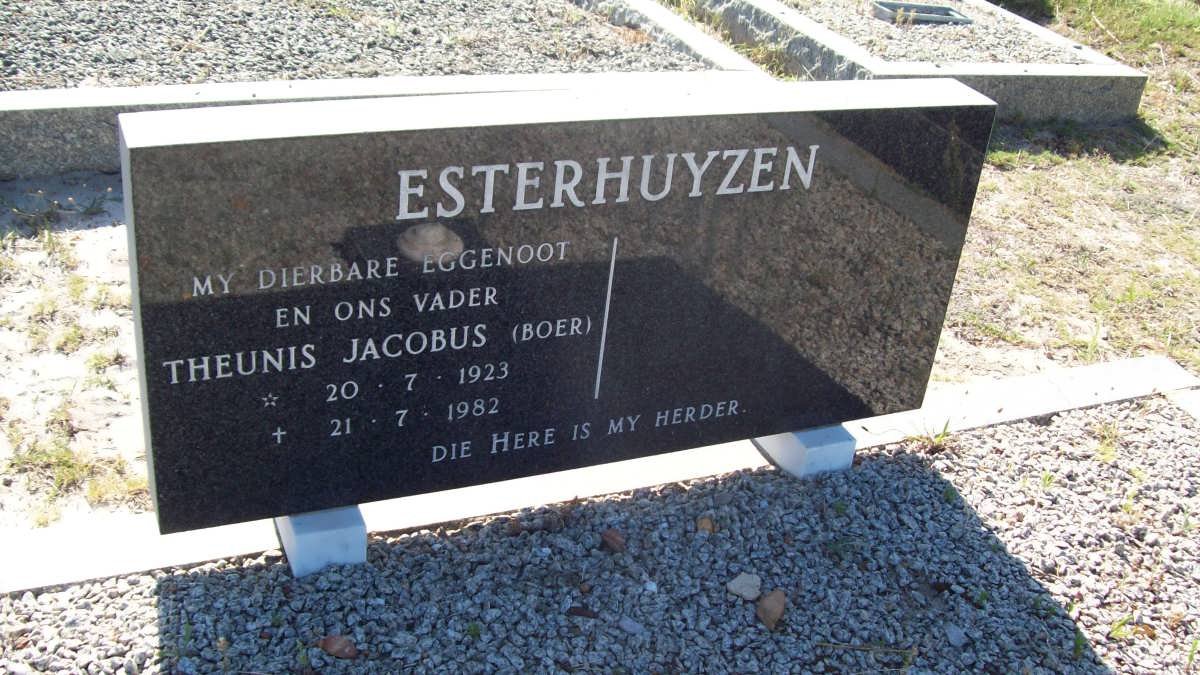 ESTHERHUYZEN Theunis Jacobus 1923-1982