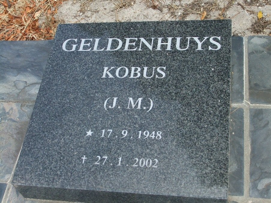 GELDENHUYS J.M. 1948-2002