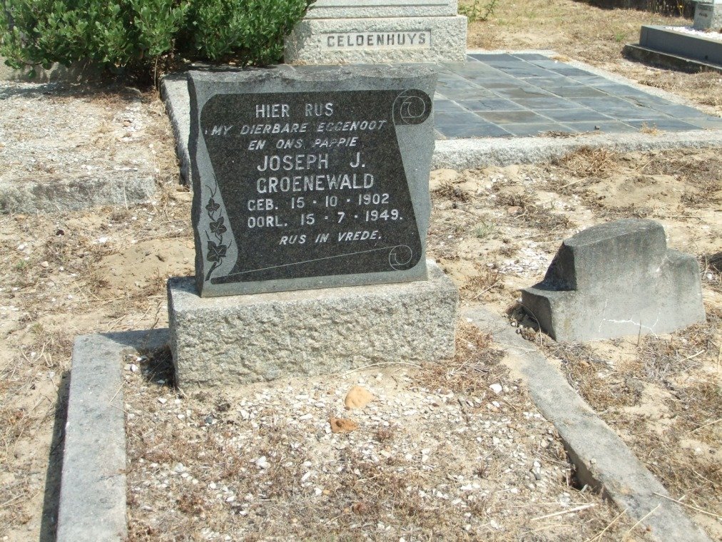 GROENEWALD Joseph J. 1902-1949