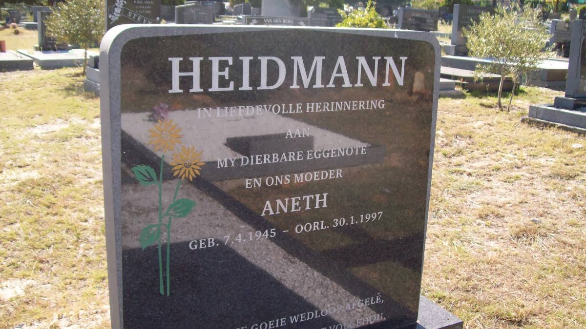 HEIDEMANN Aneth 1945-1997