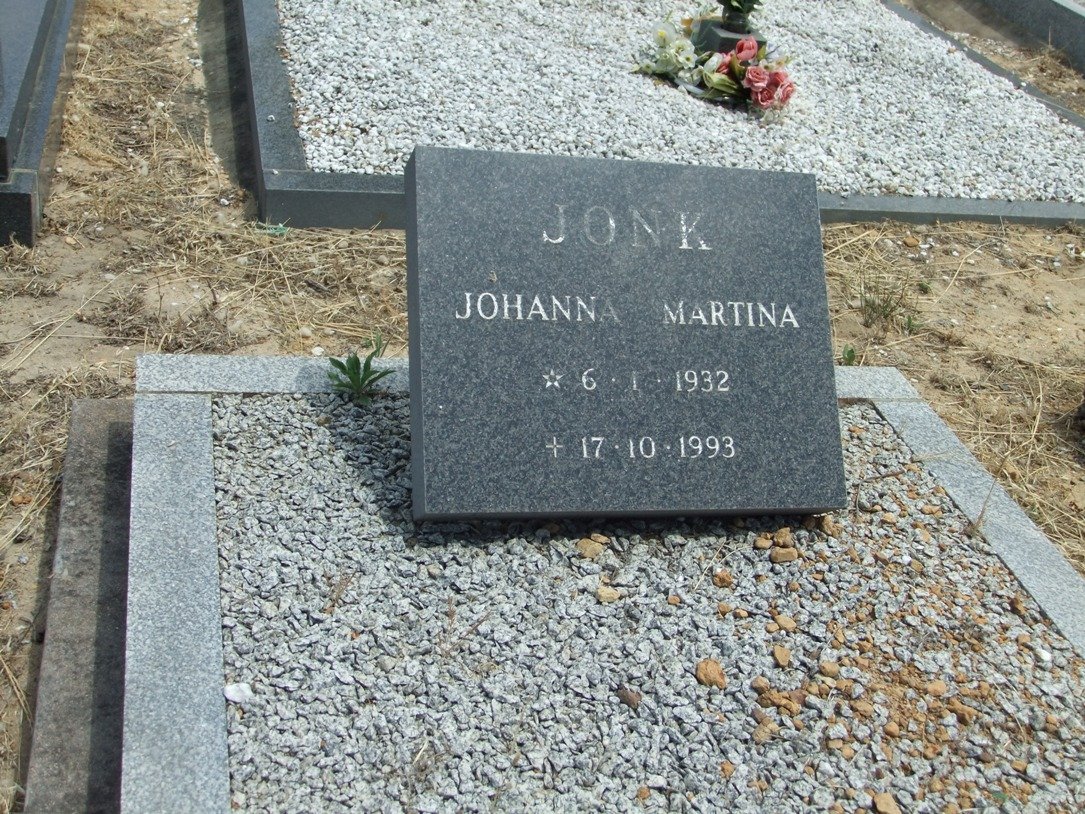 JONK Johanna Martina 1932-1993