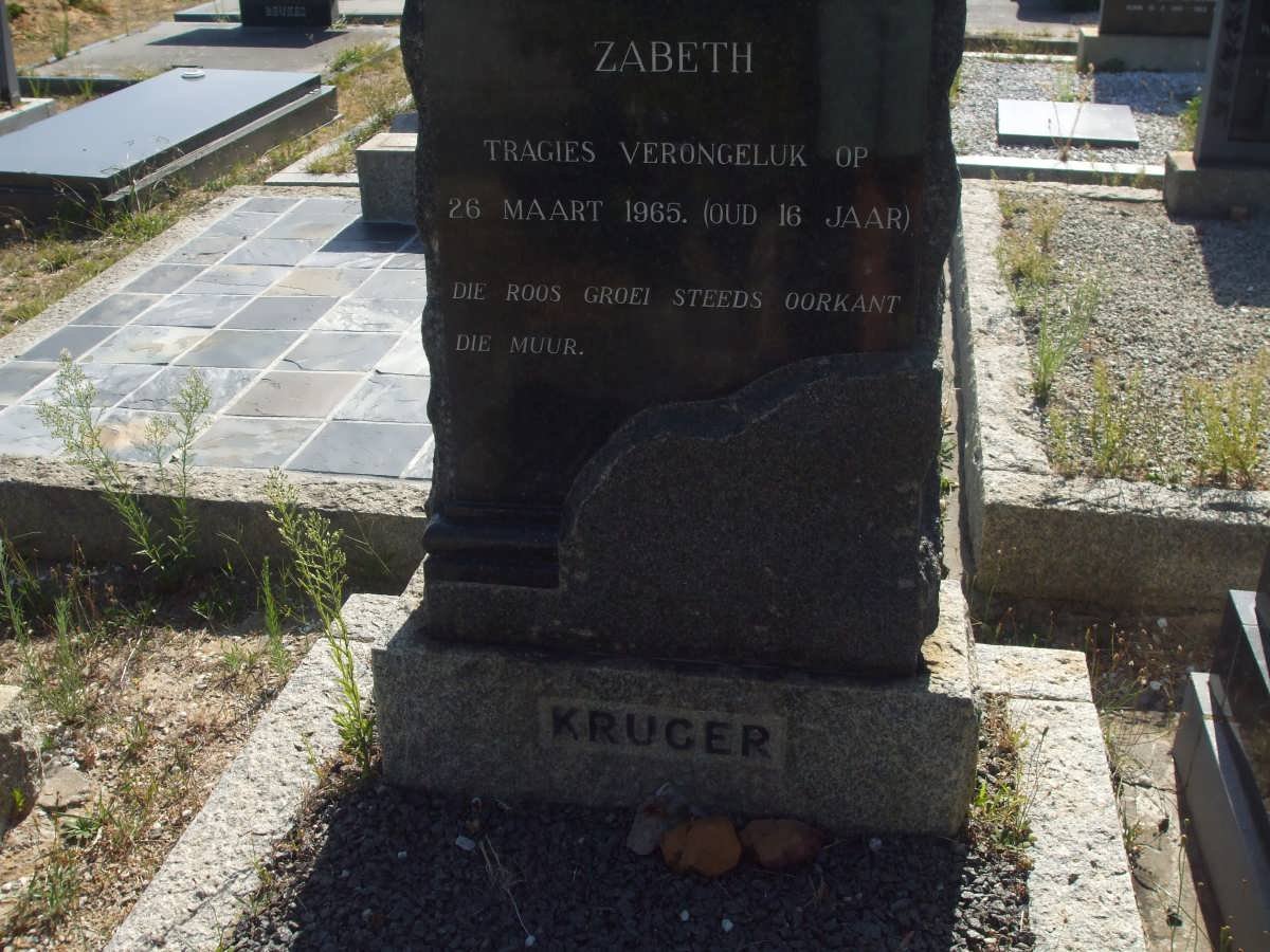 KRUGER Zabeth -1965