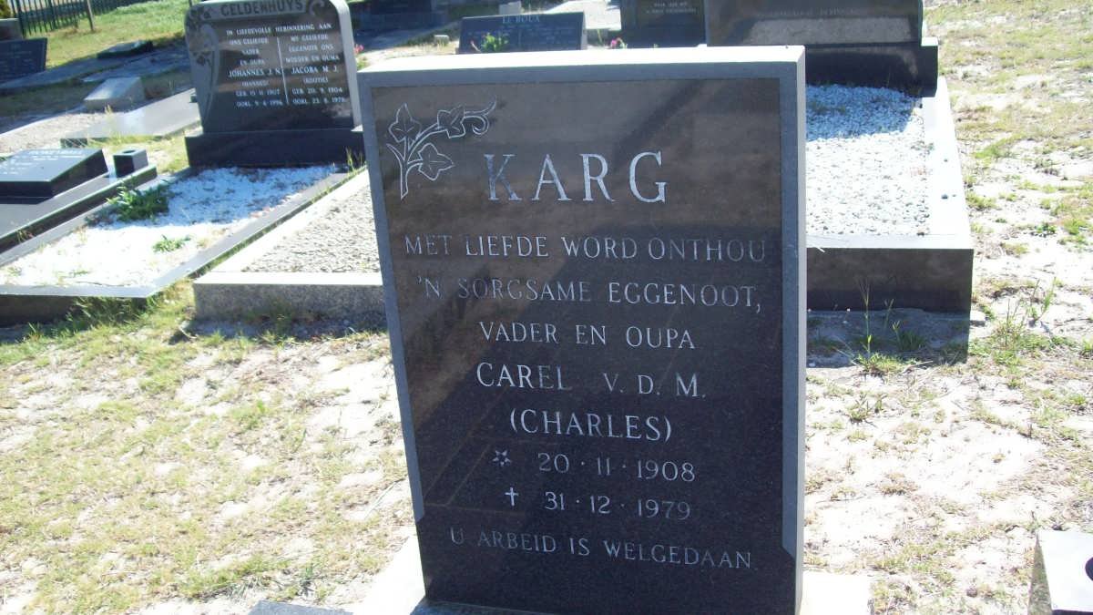 KRAG Carel v.d.M. 1908-1979