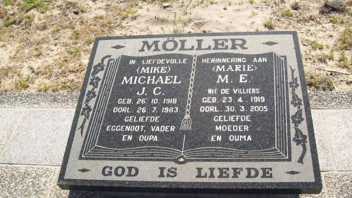 MÖLLER Michael J.C. 1918-1983 &amp; M.E. DE VILLIERS 1919-2005