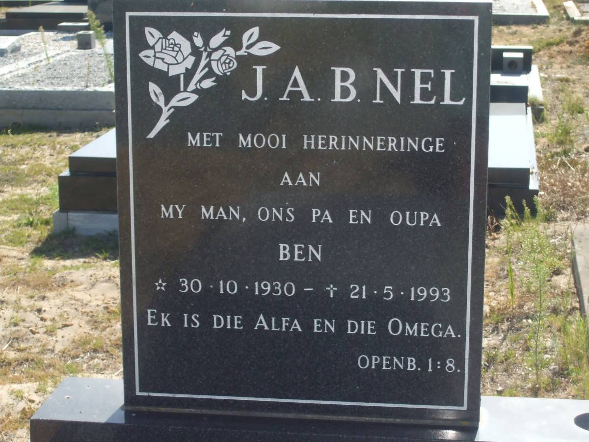 NEL J.A.B. 1930-1993