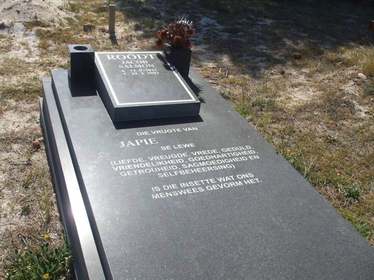 ROODT Jacob Salmon 1931-2003