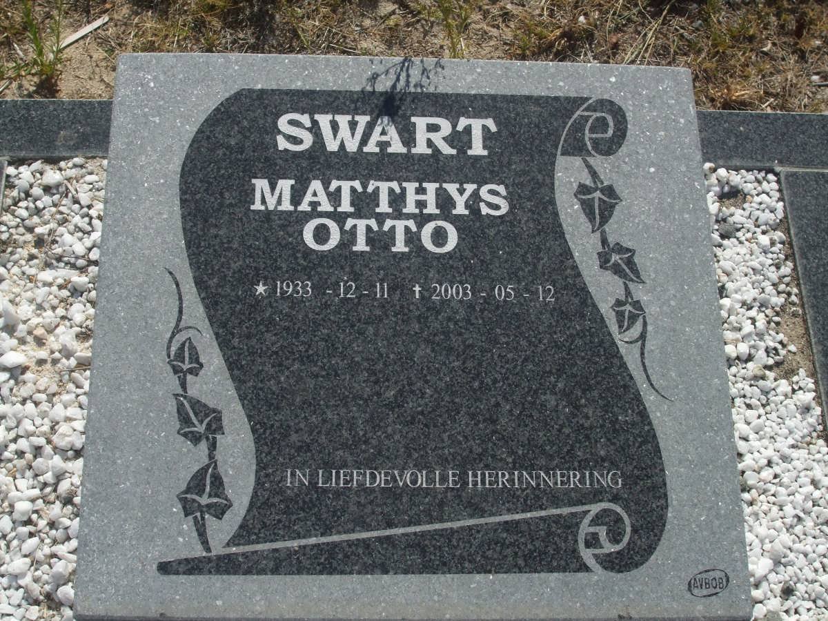 SWART Matthys Otto 1933-2003