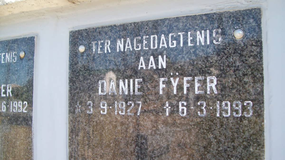 FYFER Danie 1927-1993