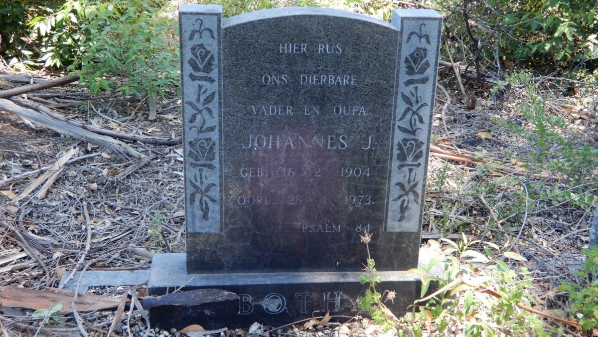 BOTHA Johannes J. 1904-1973