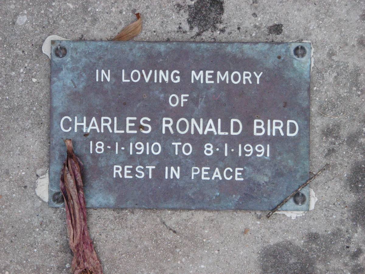 BIRD Charles Ronald 1910-1991
