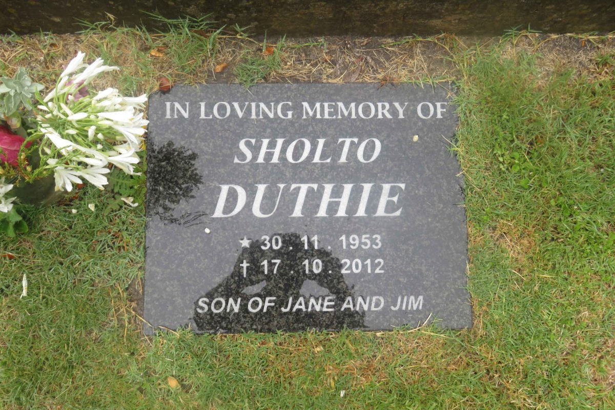 DUTHIE Sholto 1953-2012