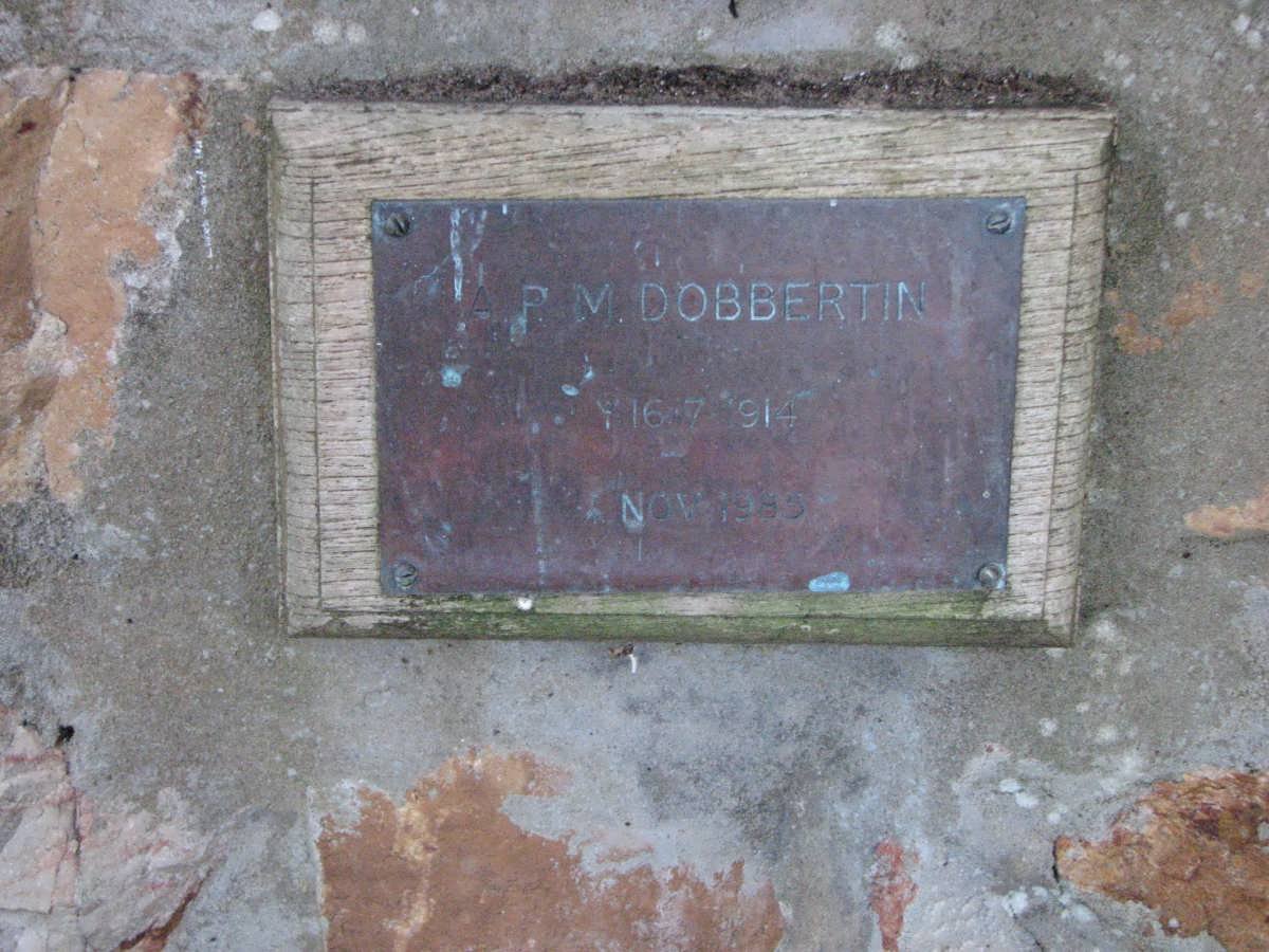 DOBBERTIN A.P.M 1914-1985
